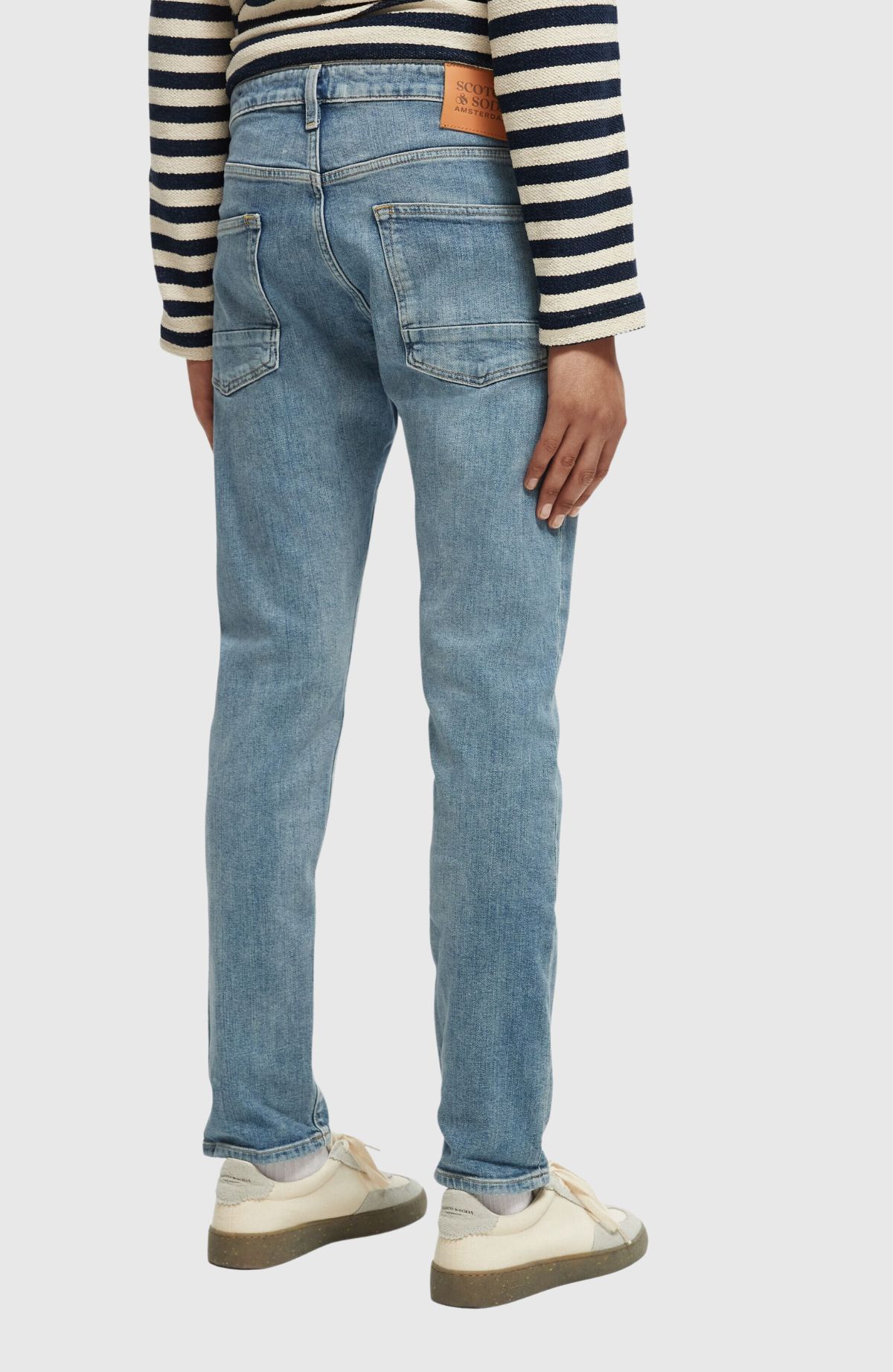 Essentials Ralston In Organic Cotton  Aqua Blue