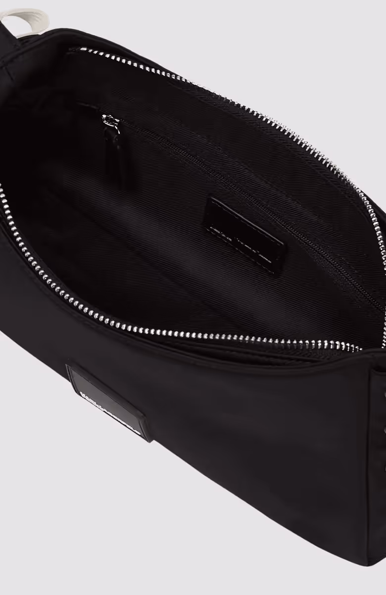 KLJ Nylon Lace Up Shoulder Bag