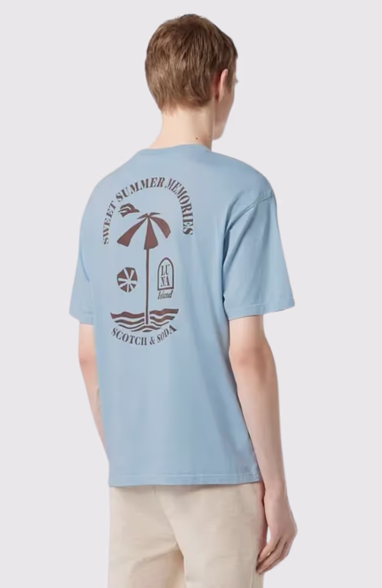 Regular Fit Front And Back Artwork T-Shirt