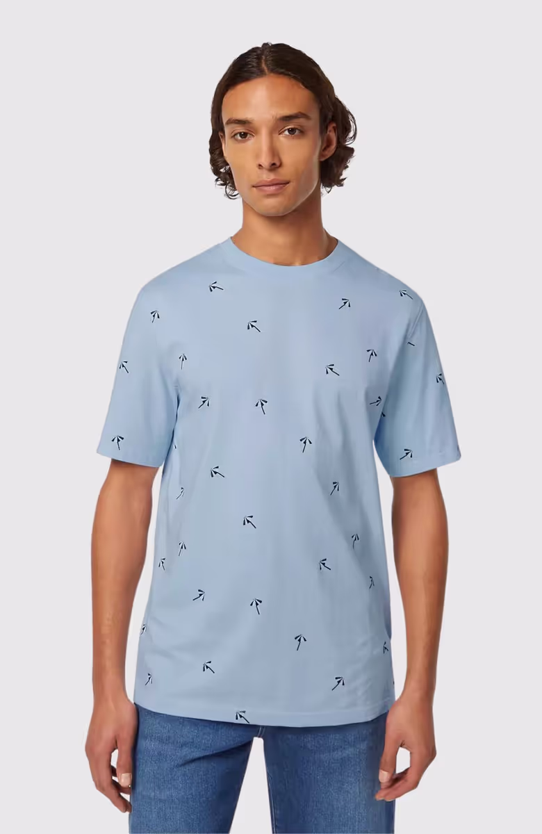 Regular Fit Micro Aop T-Shirt