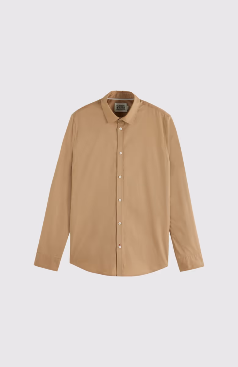 Seasonal Core Solid Slim Fit Poplin Shirt