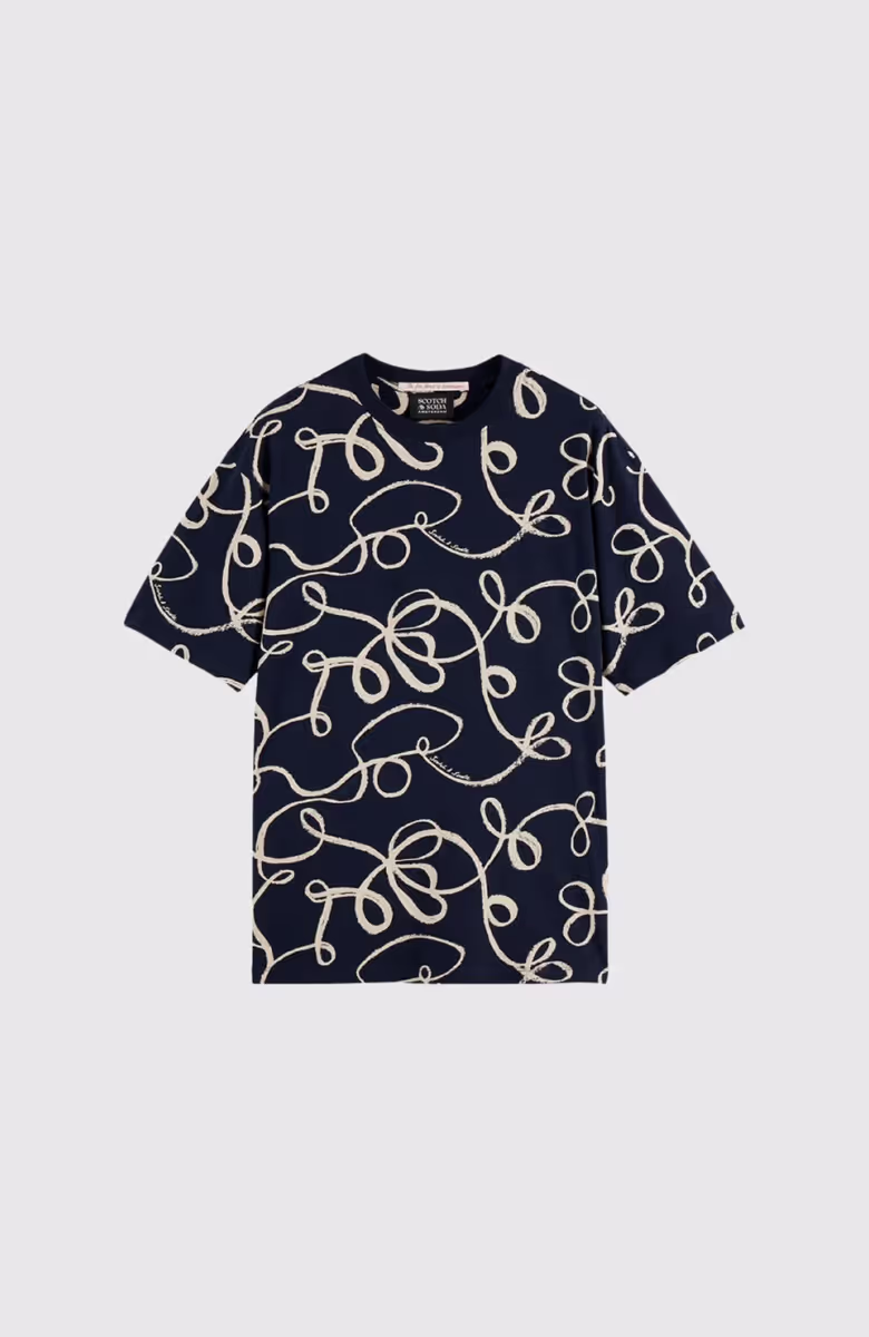 Relaxed Fit Aop T-Shirt