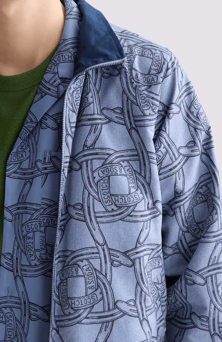 Reversible printed jacket