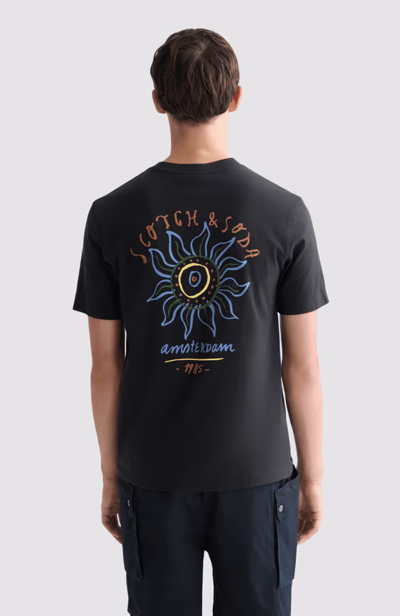 Front and back artwork regularfit T-shirt