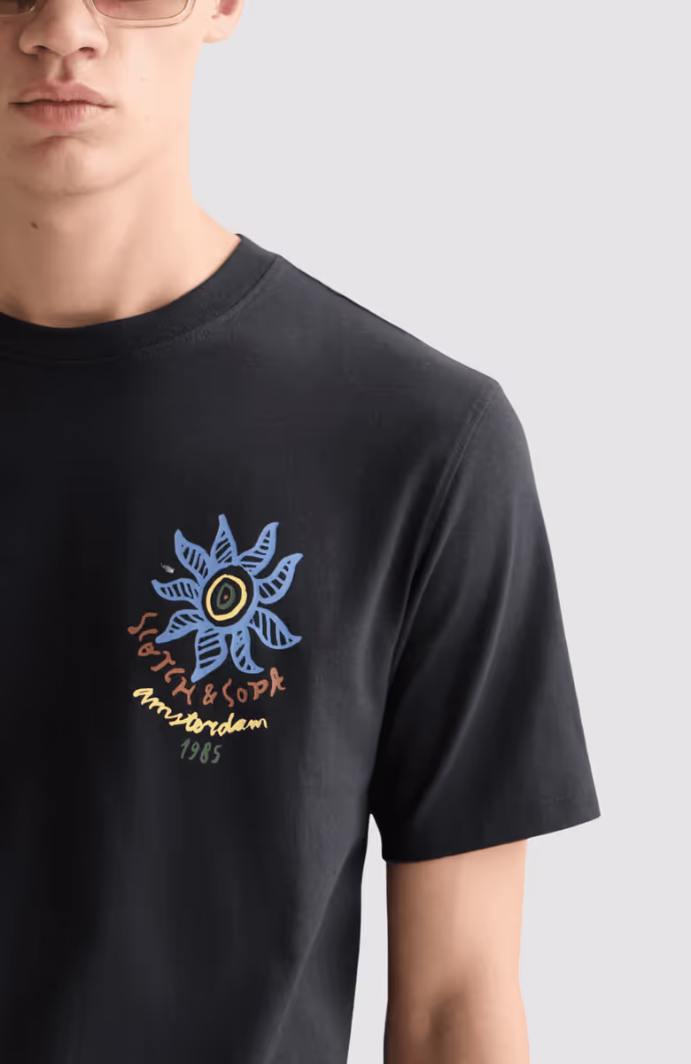 Front and back artwork regularfit T-shirt