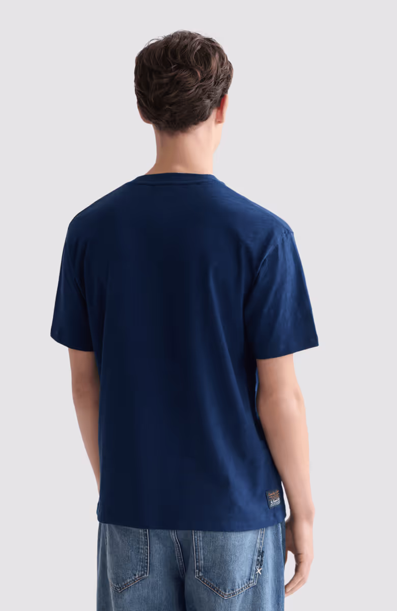 Embroidered multi artwork relaxedfit T-shirt