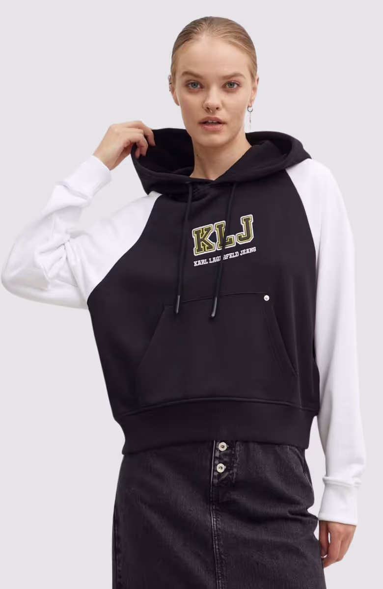 KLJ REGULAR BLOCKED HOODIE