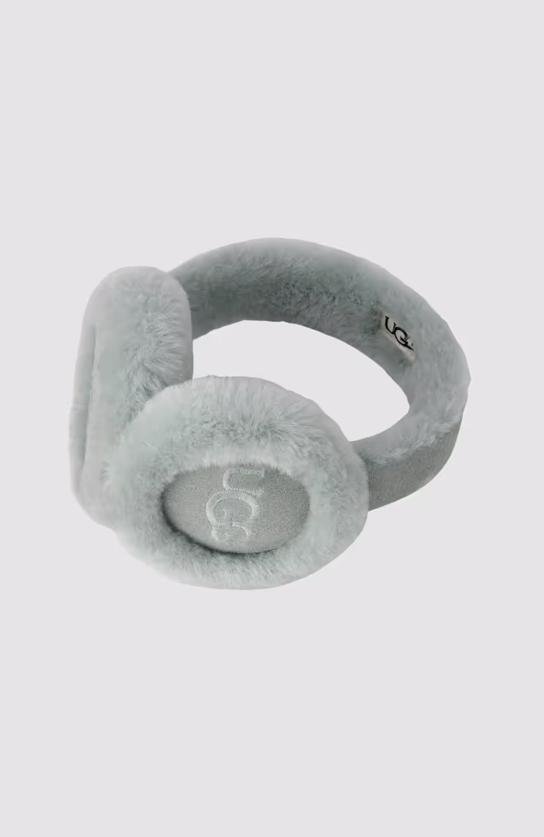 Sheepskin Embroidery Earmuff