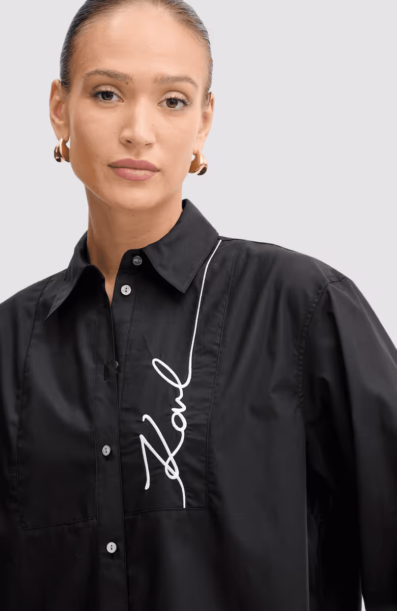 Signature Bib Poplin Shirt