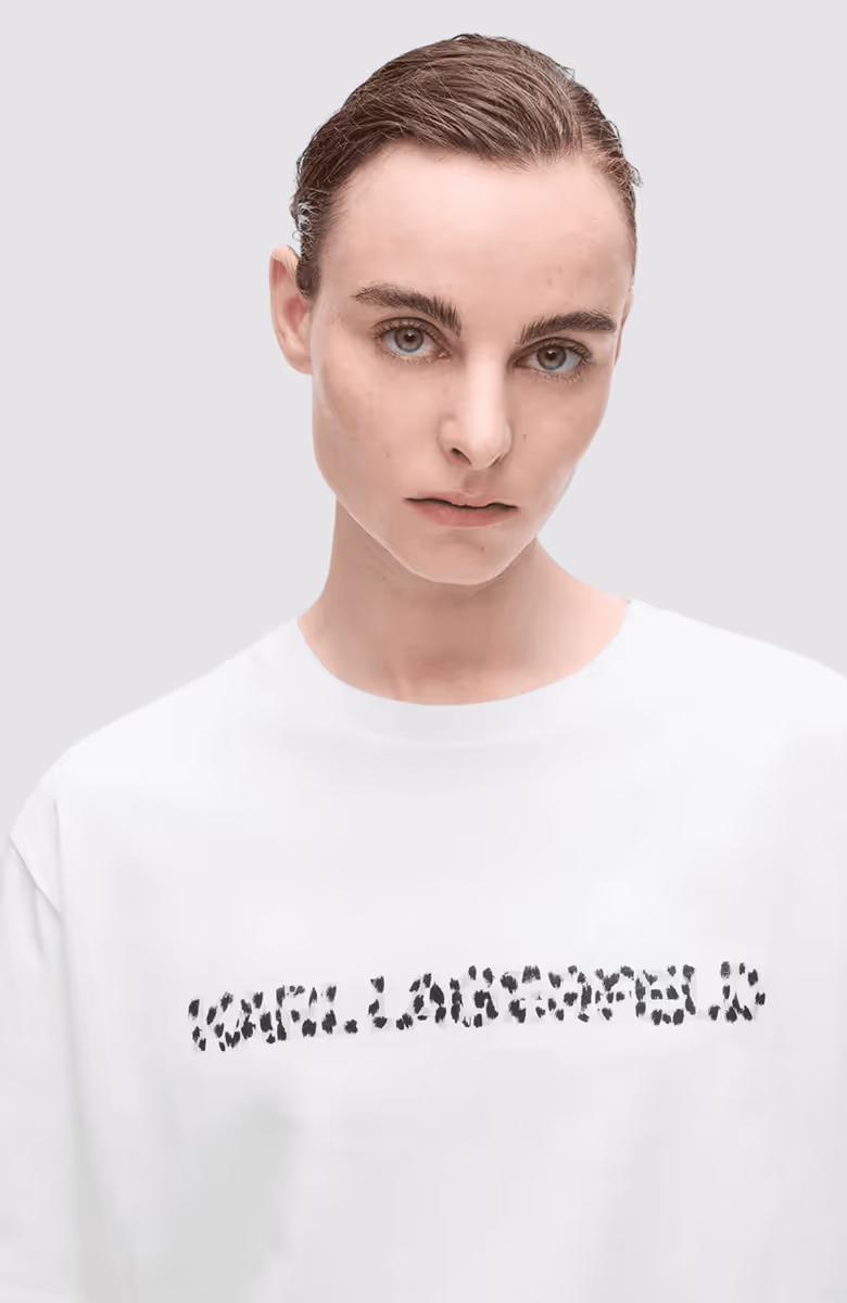 Snow Leo Logo Oversized Tshirt