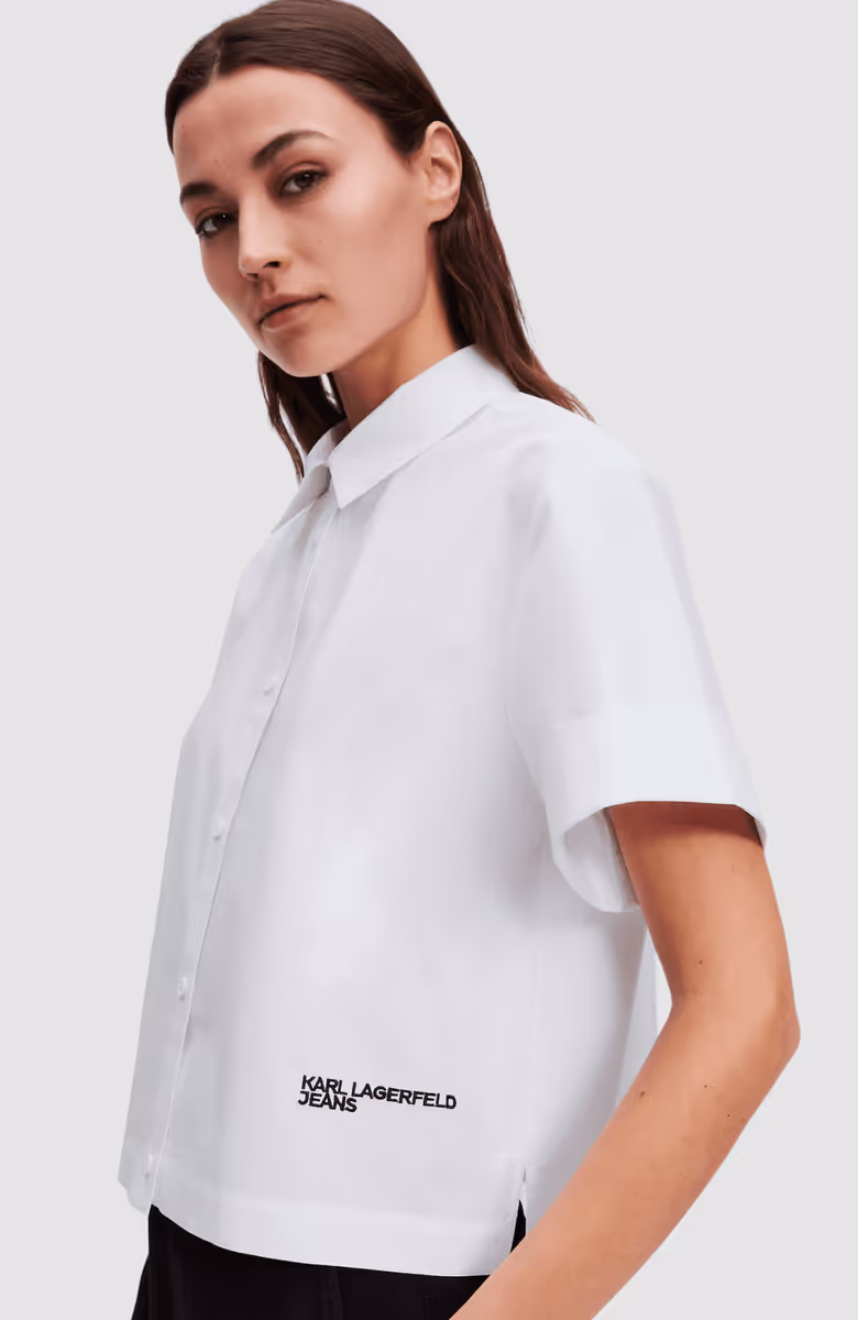 Klj Boxy Poplin Blouse
