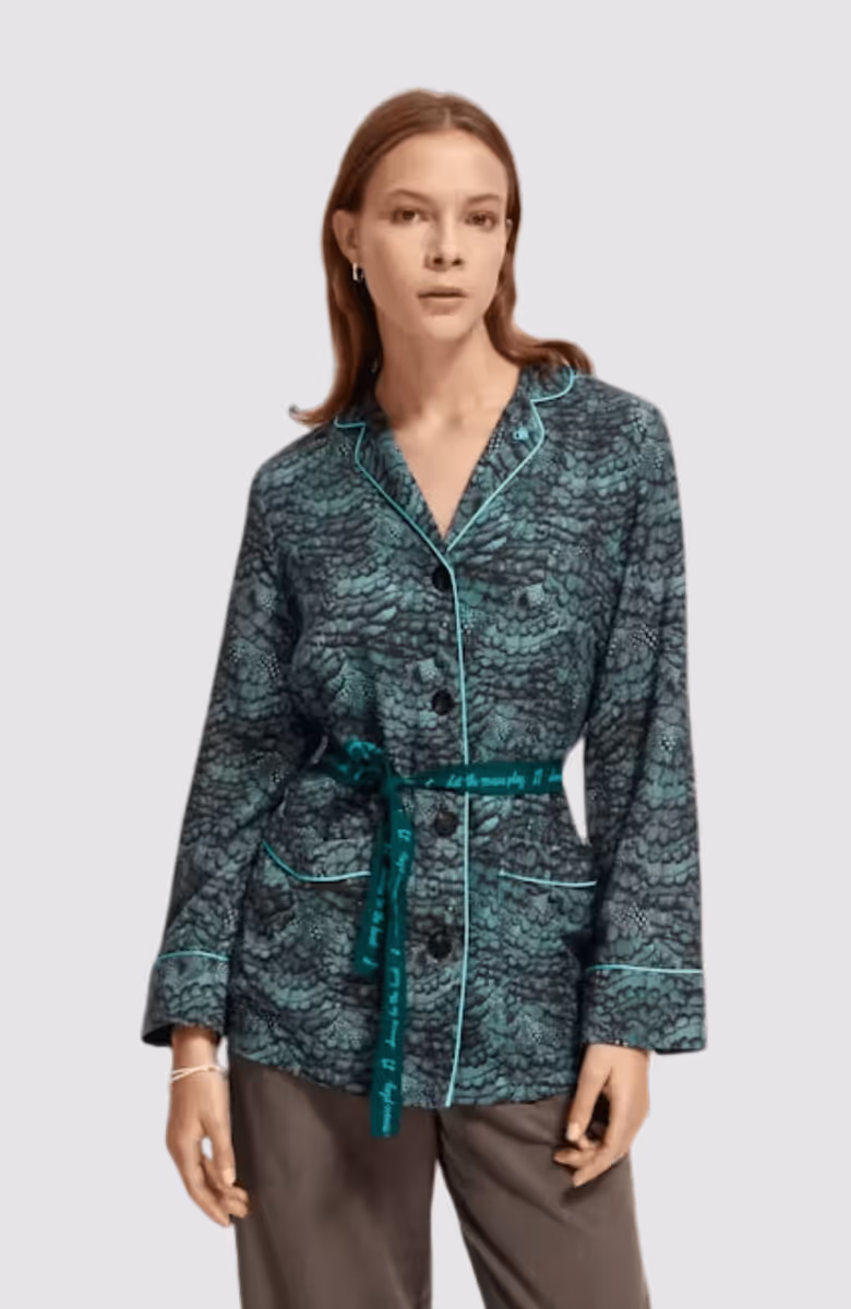 Pyjama loose fit blazer