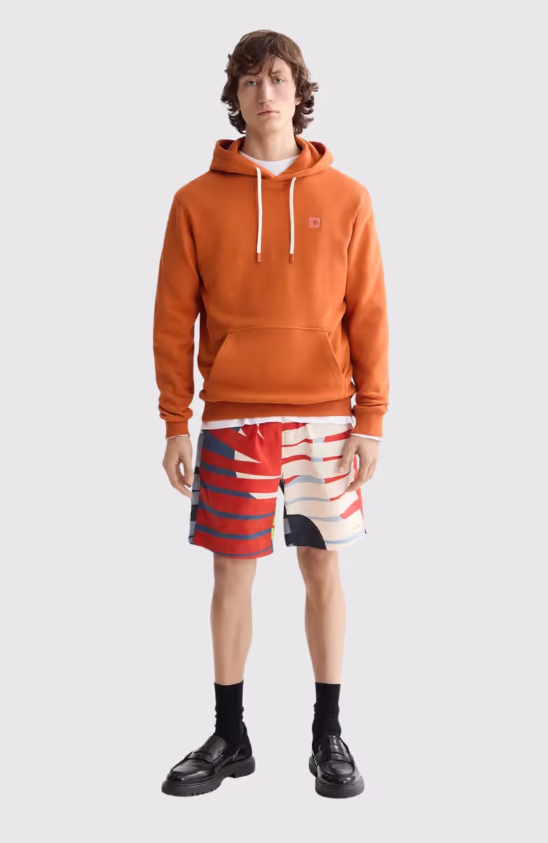 Seasonal Core - Regular-Fit Logo Badge Hoodie