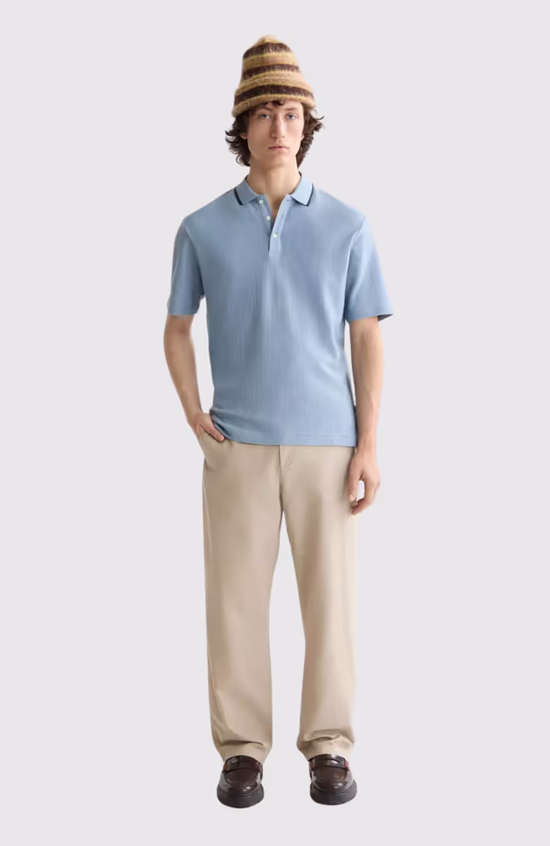 Relaxed-Fit Structured Polo