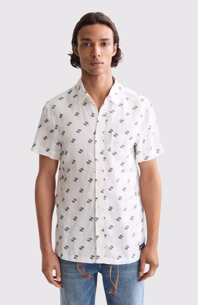 Regular-Fit All-Over Printed Shirt