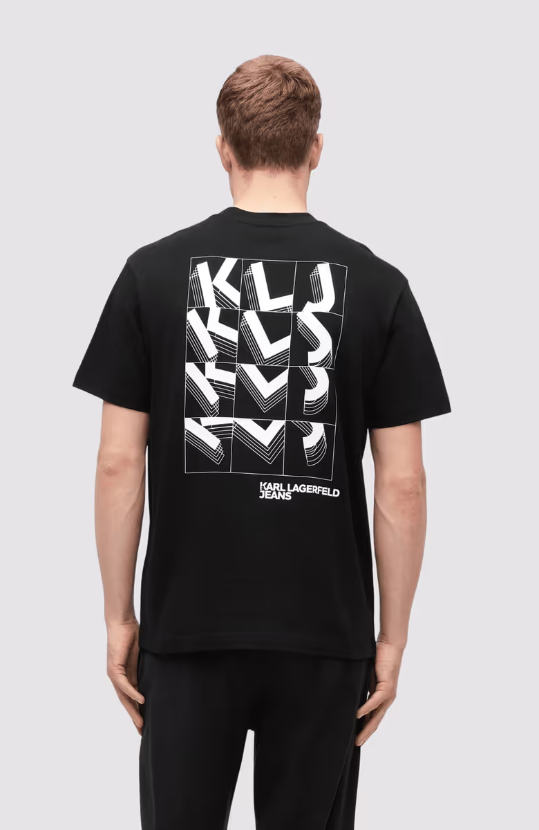 KLJ Reg Ss Letters Tee