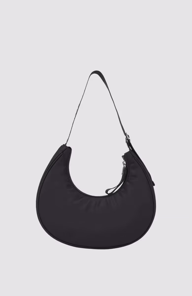 KLJ Essential Nylon Moon Bag