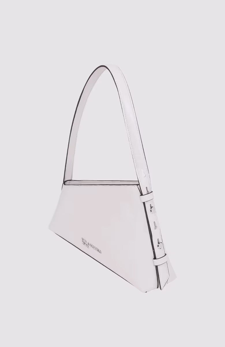 KLJ Geo Lthr Shoulderbag Shiny