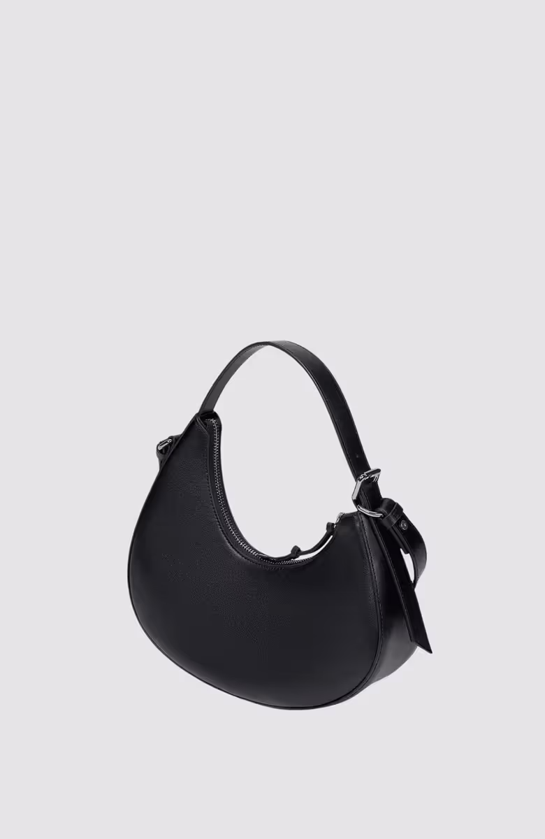 Klj Rounded Leather Top Handle