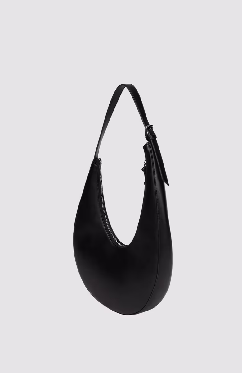 Klj Rounded Leather Hobo