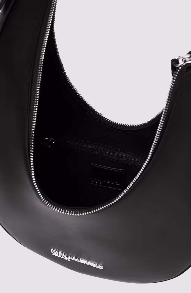 Klj Rounded Leather Hobo