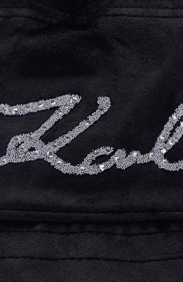 K/Signature Velvet Buckethat