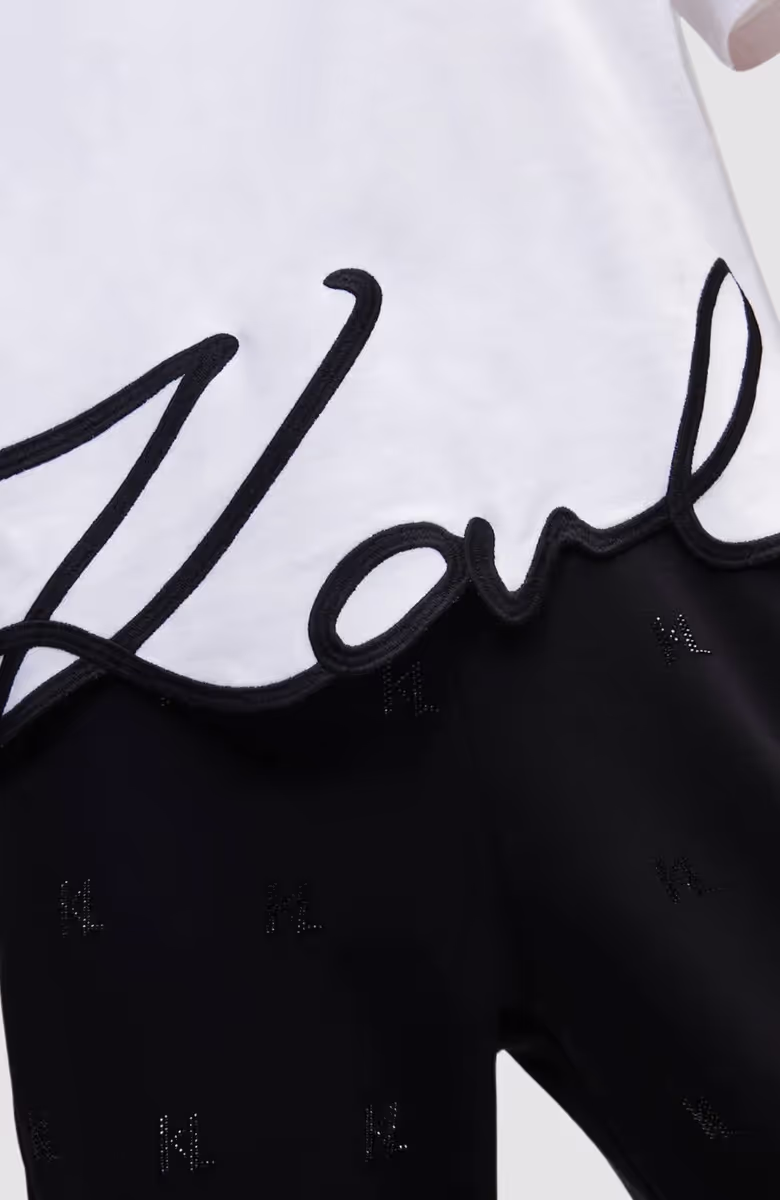 Karl Signature Hem T-Shirt