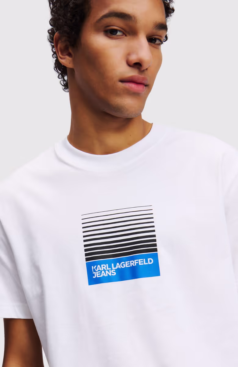 Klj Reg Box Fade Logo Tee