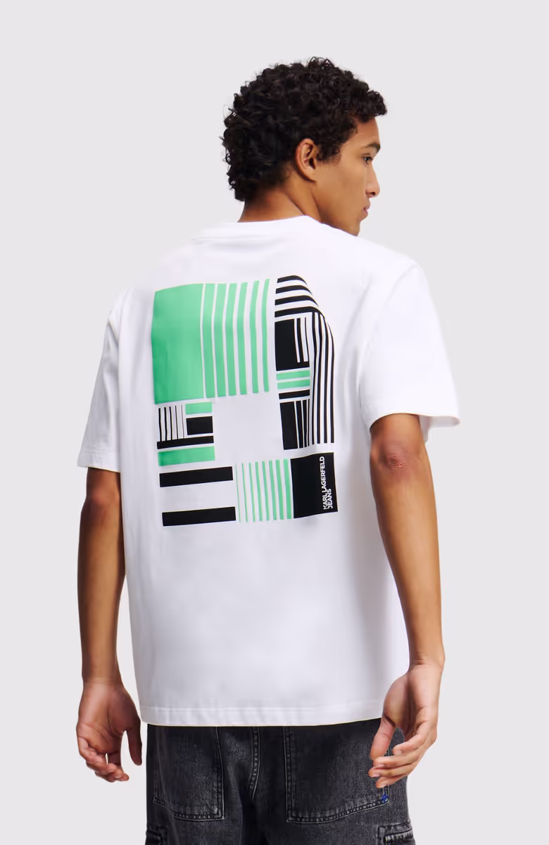 Klj Relaxed Back Stripe Tee