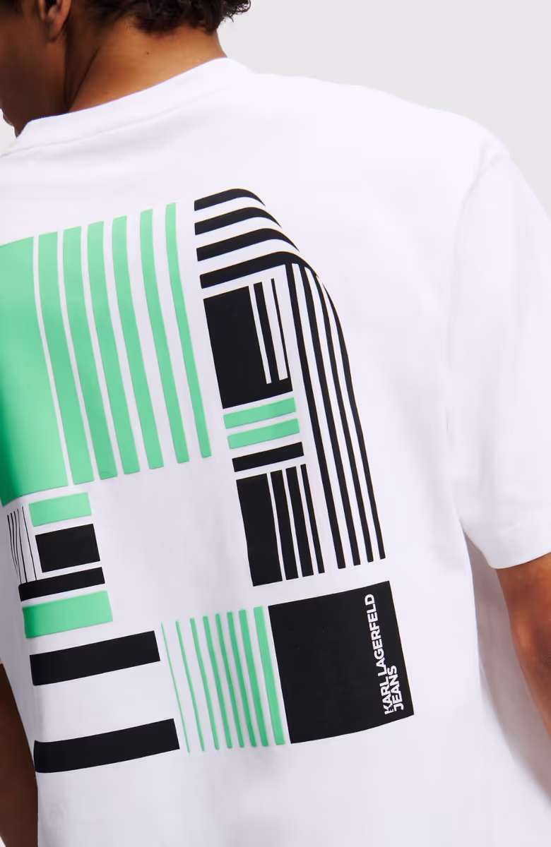 Klj Relaxed Back Stripe Tee