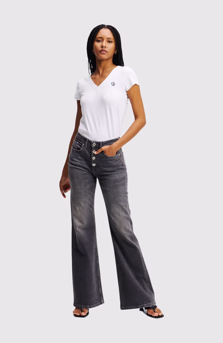 Klj Hr Flared Shank Denim