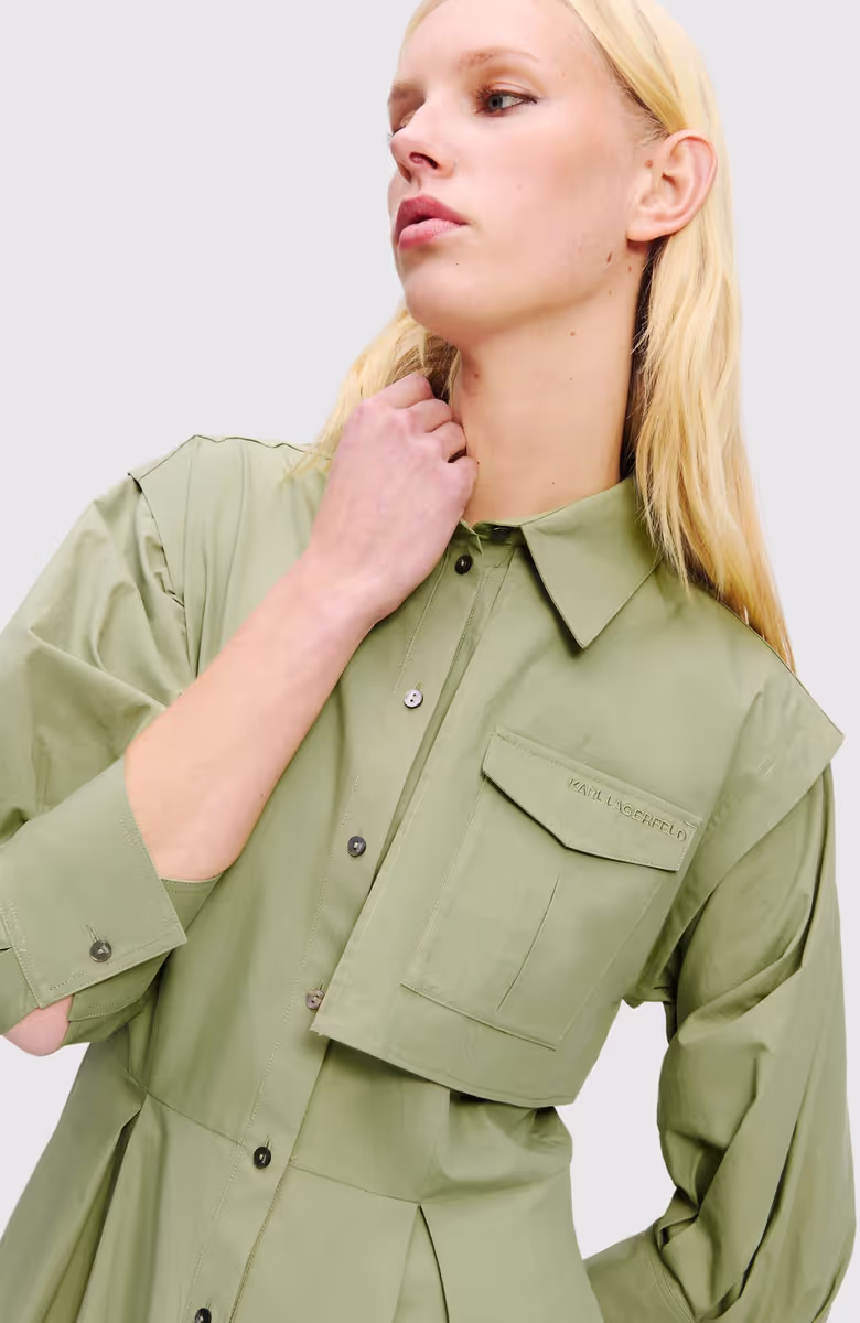 Cargo Shirt Dress