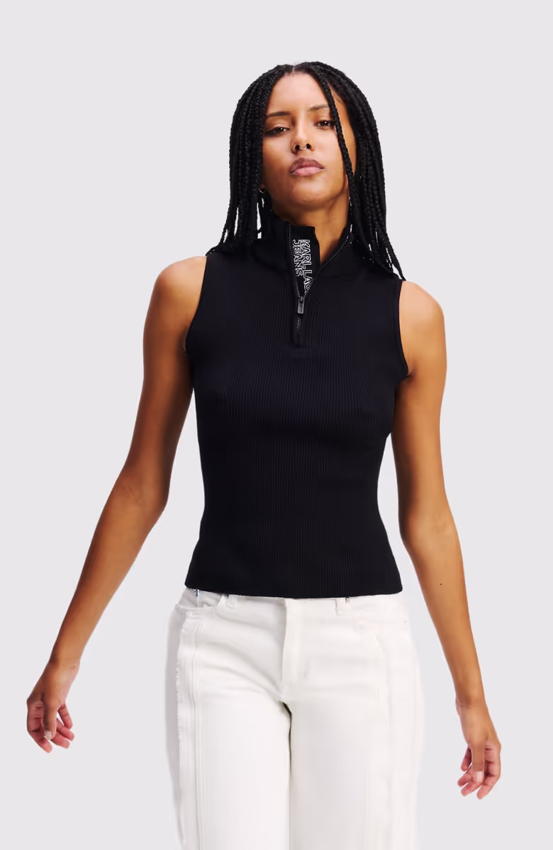 Klj Knit Ss Half Zip