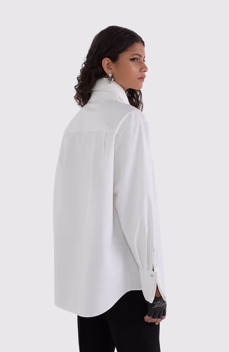 Double Collar Poplin Shirt