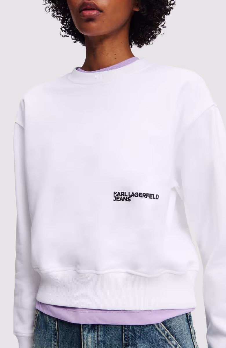 Klj Reg Box Floral Sweat