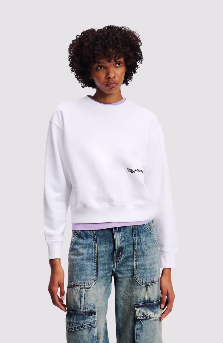 Klj Reg Box Floral Sweat