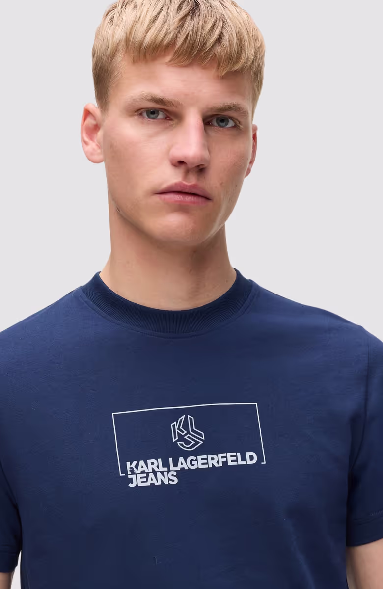 Klj Slim Outline Logo Tee