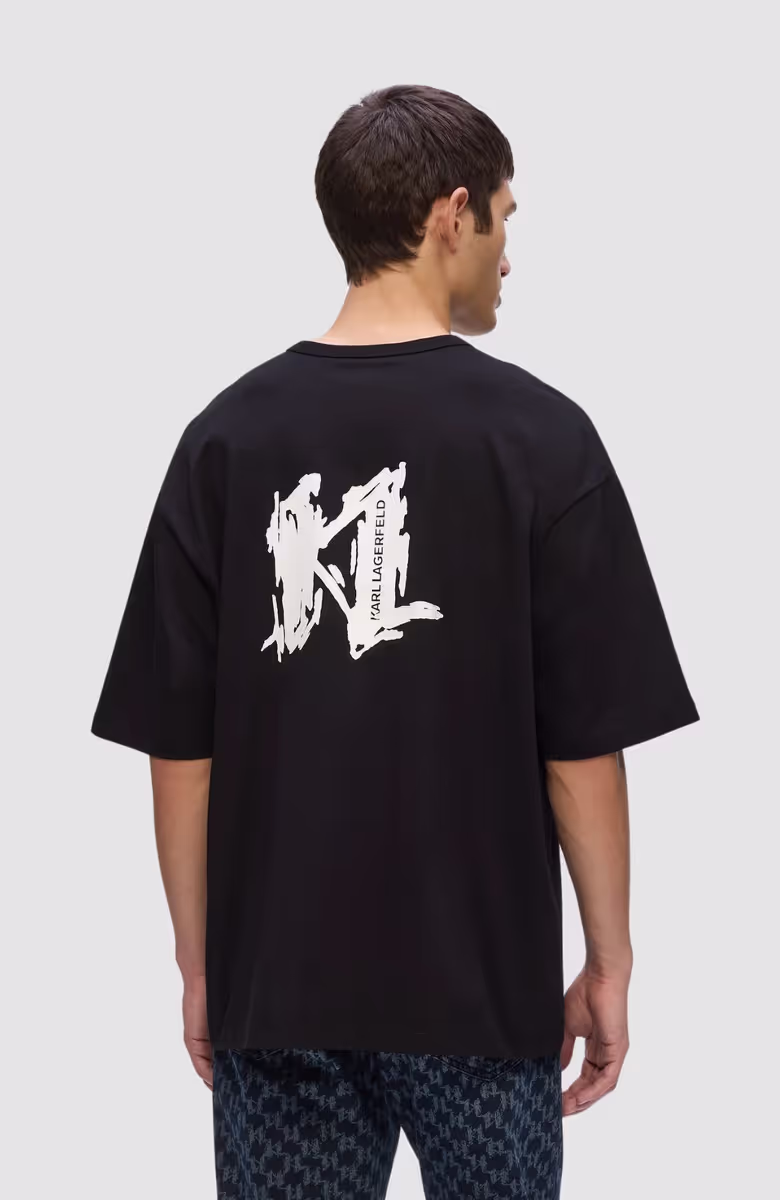 Kl Graphic Oversized Tee