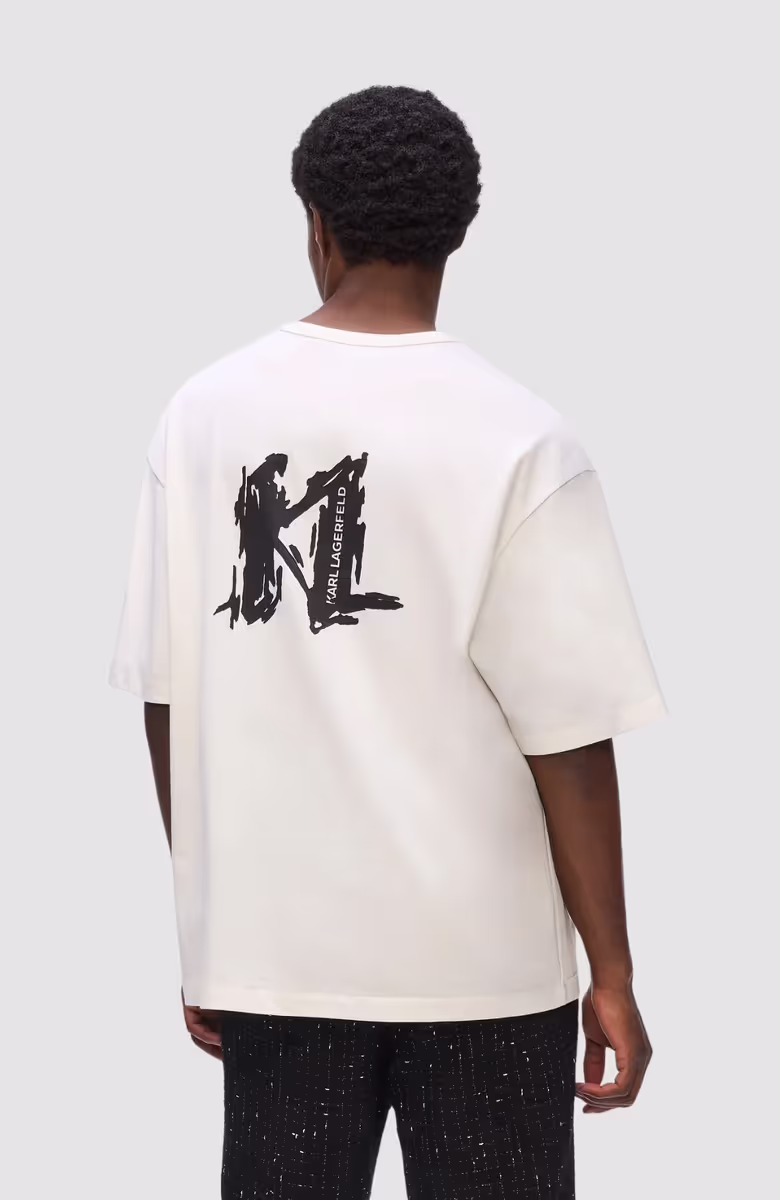 Kl Graphic Oversized Tee