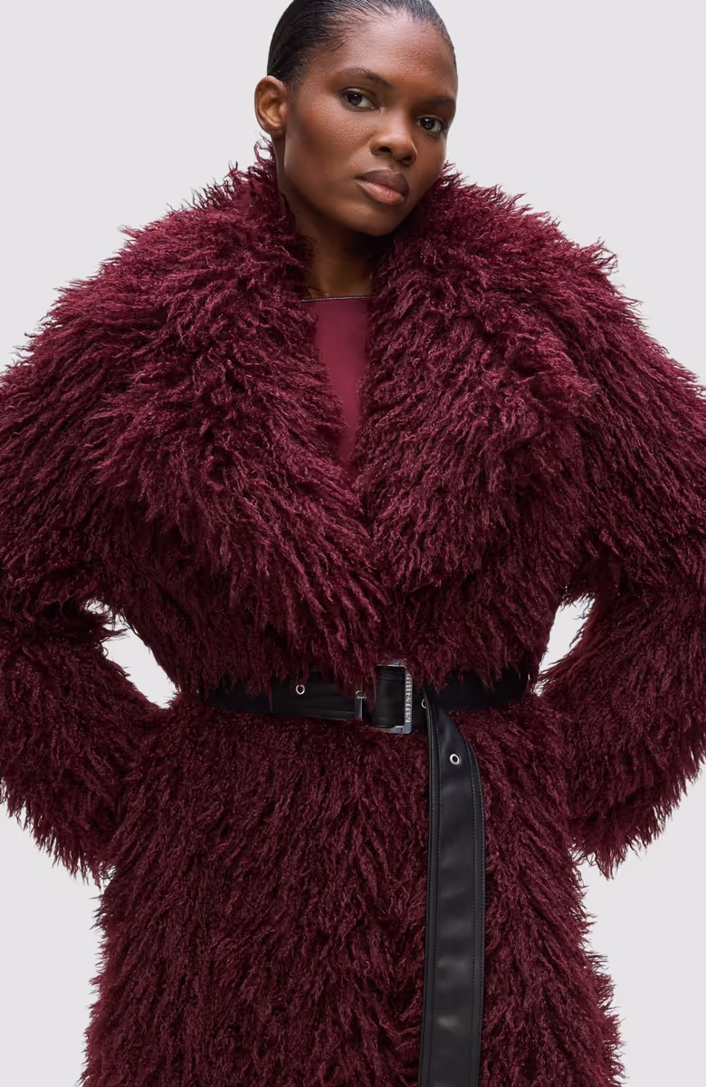Faux Fur Fashion Long Coat
