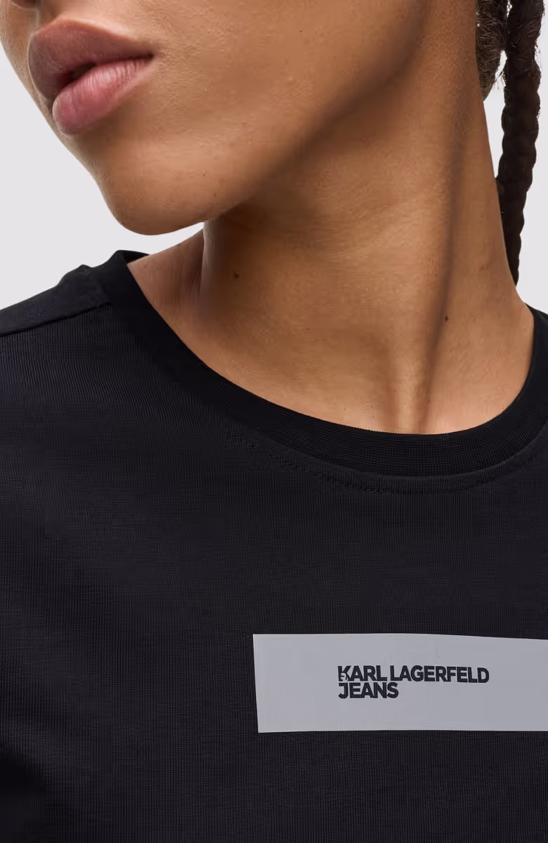 Klj Slim Reflective Logo Tee