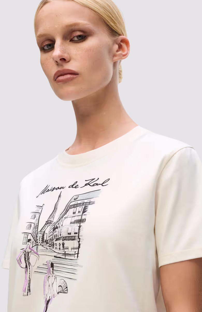 Paris Sketch Street T-Shirt
