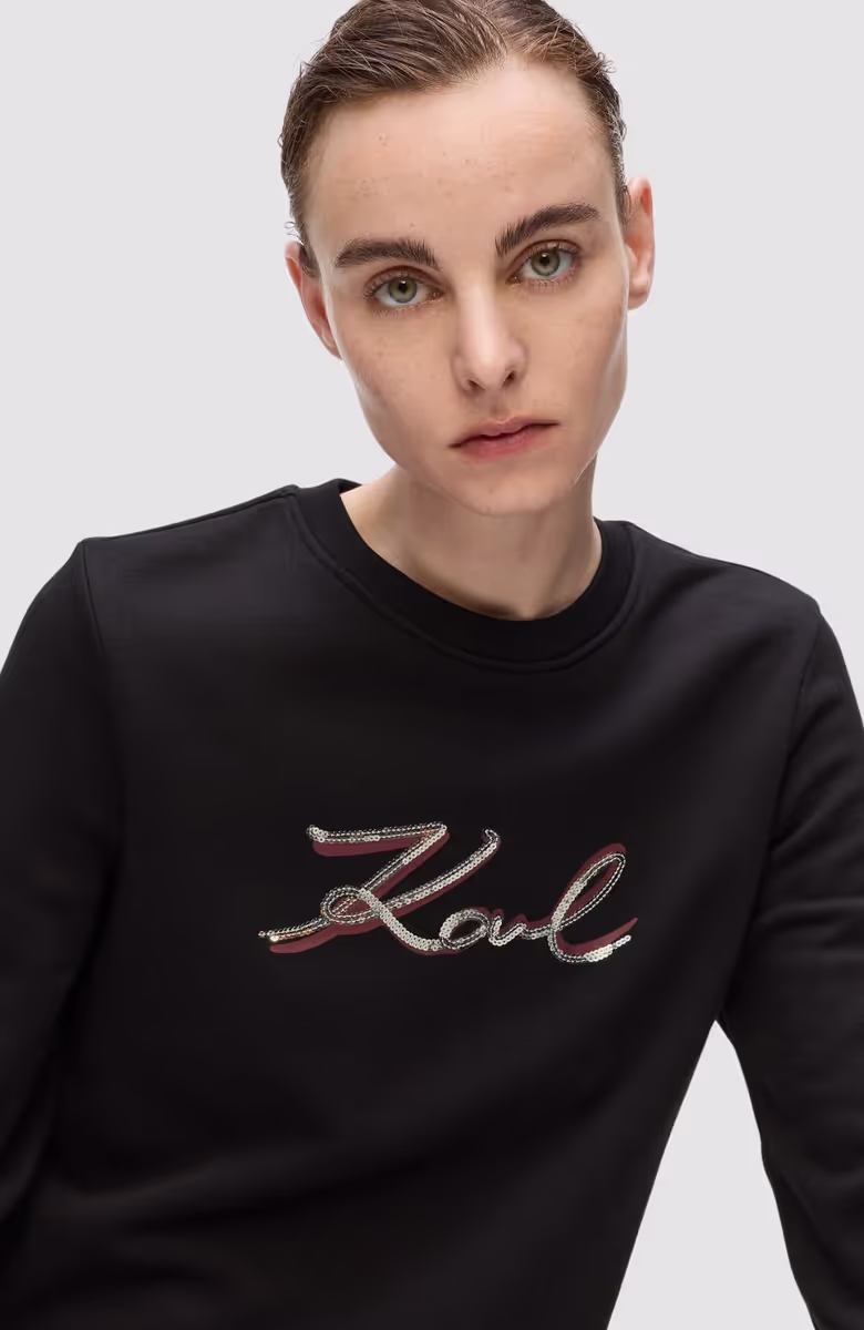Signature Sequins Sweatshirt