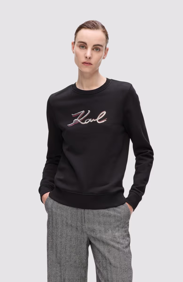 Signature Sequins Sweatshirt