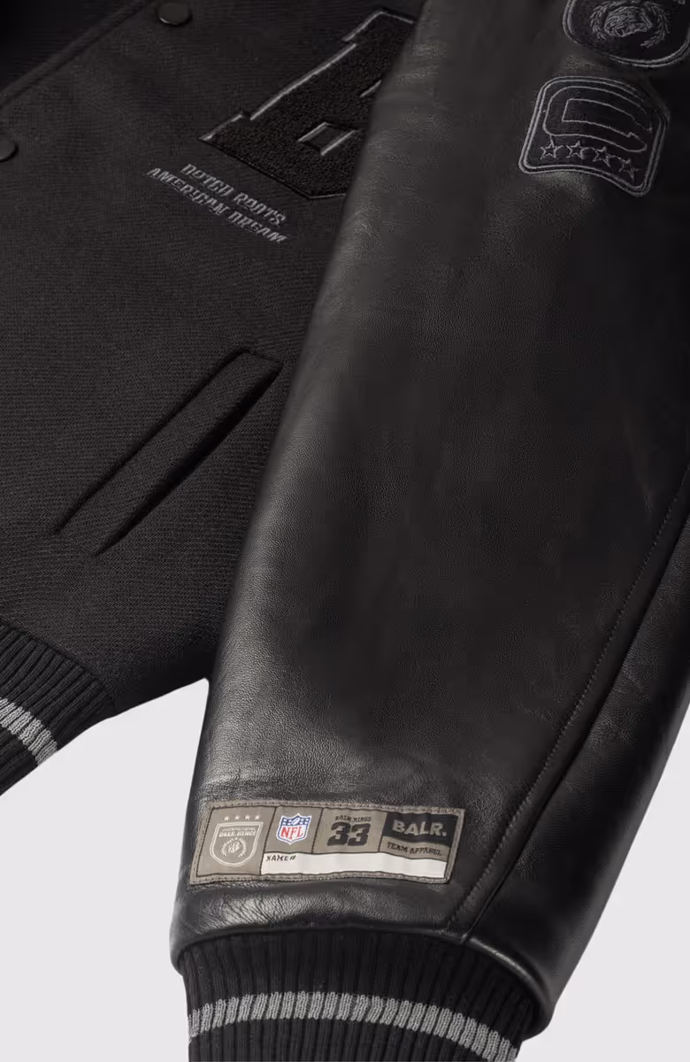 NFL x BALR. Varsity Jacket