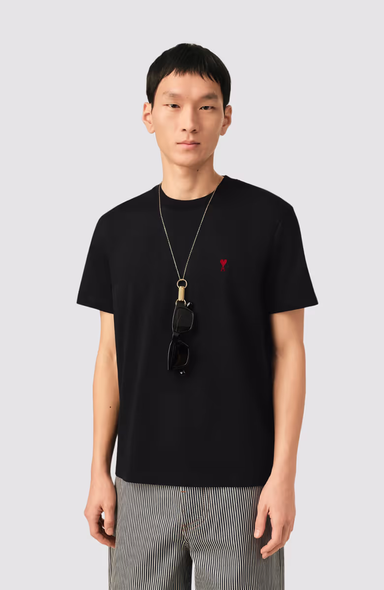 TSHIRT WITH RED AMI DE COEUR