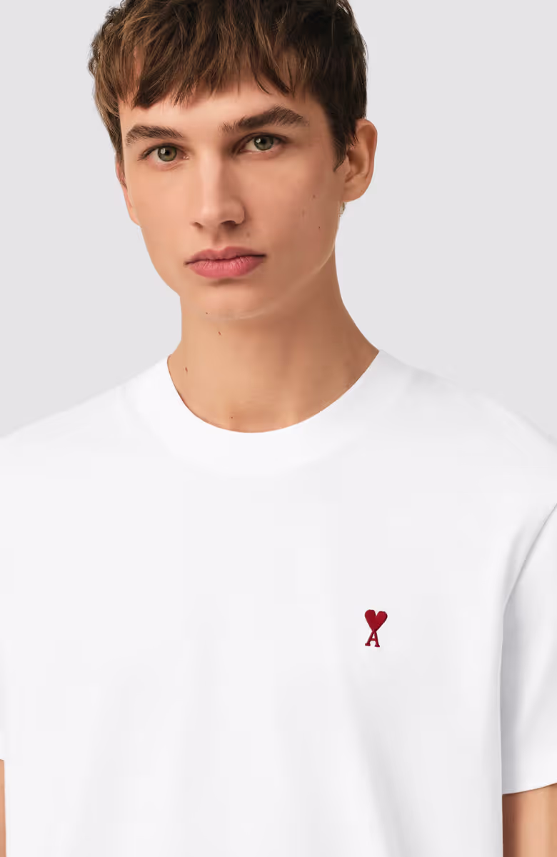 TSHIRT WITH RED AMI DE COEUR