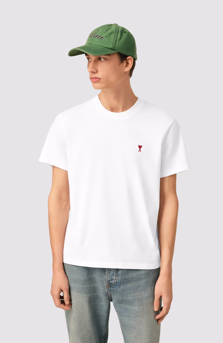 TSHIRT WITH RED AMI DE COEUR