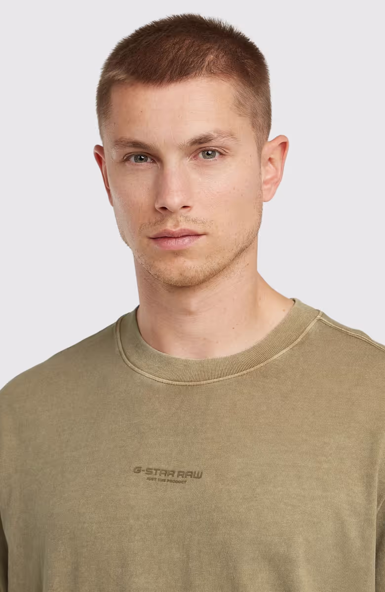 Overdyed center chest boxy r t