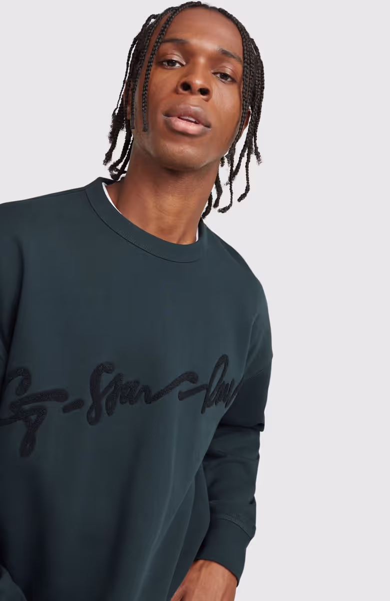 Chenille G-script loose r sw